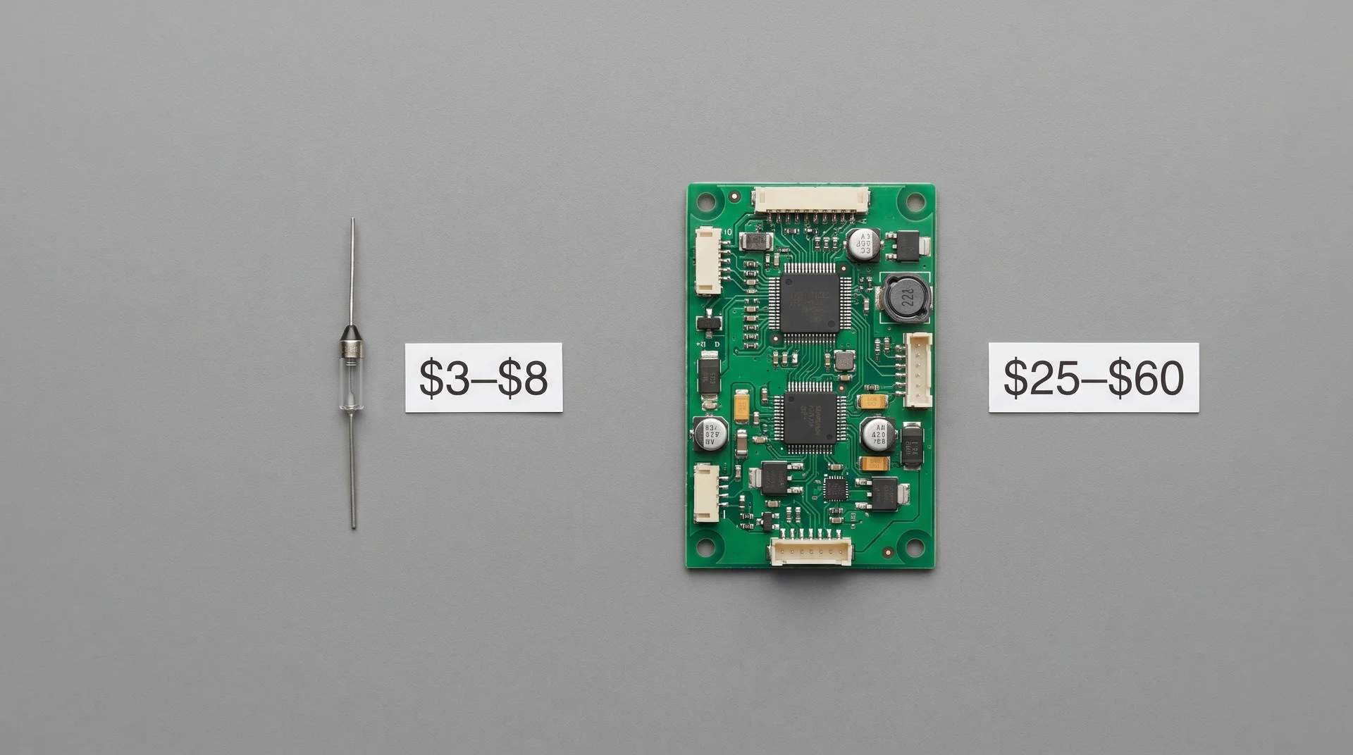 air fryer thermal fuse vs control board — cost difference before choosing which part to replace